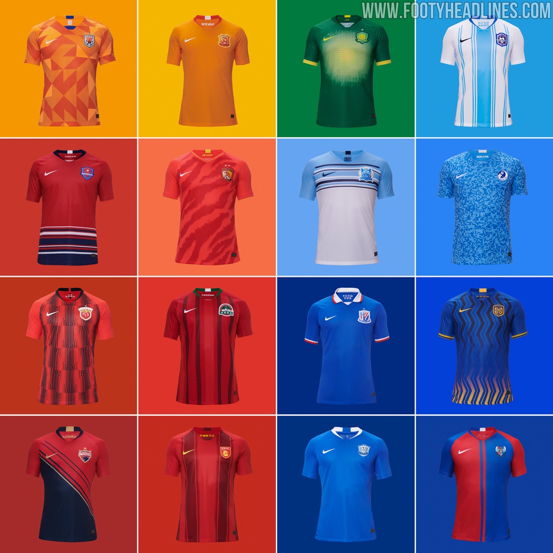 Chinese football top jerseys